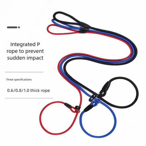 Quality Pet Dog Leash Rope Nylon Adjustable Training Lead Pet Dog Leash Dog Strap Rope Traction Dog Harness Collar Lead