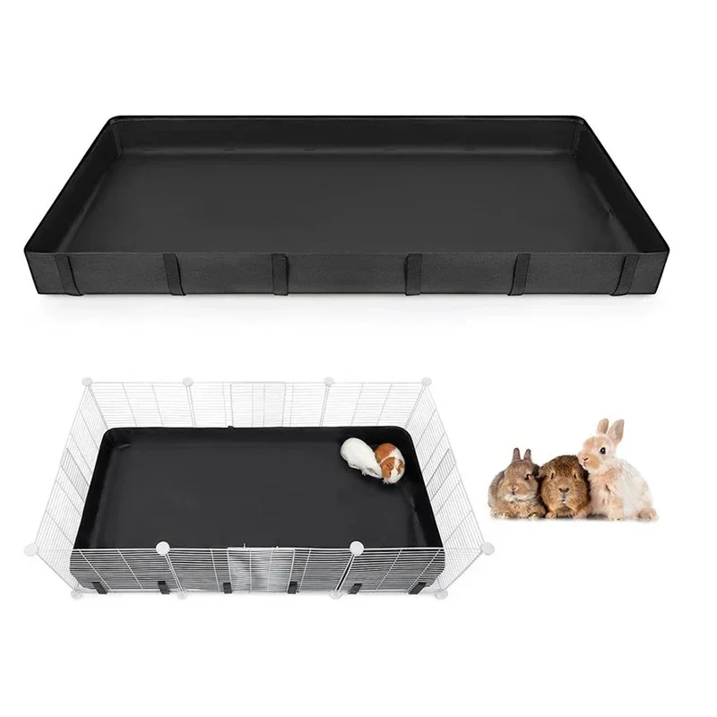 PVC Guinea Pig Cage Liner Waterproof Durable Non Slip Urine Proof Bottom Cover For Rabbits Hamsters Small Pets Home Use Mat