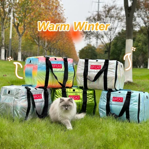 Winter Cat Crate‌ Insulation Cover Outdoor Coldproof Windproof Pet Crate‌ Outer Warm Cover