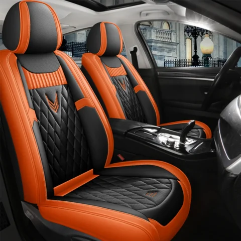 Leather Car Seat Covers for Renault Megane 2 3 Fluence Scenic Clio Captur Kadjar Logan 2 Duster Arkana Kangoo for Vehicle Par