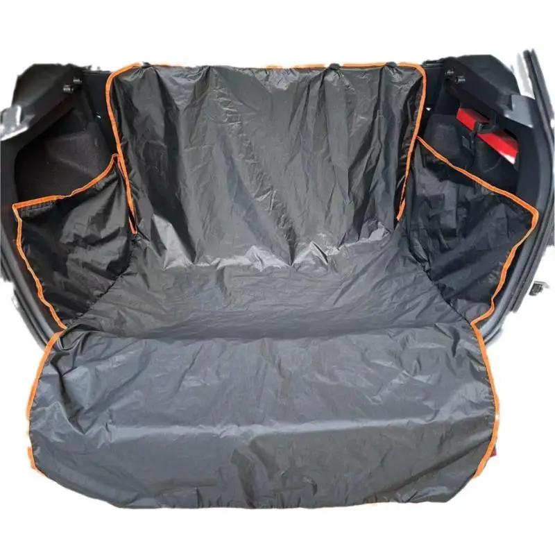 Waterproof Car Seat Cover Pet Travel Car Trunk Mat 600D Oxford Cloth Dog Dog Carrier SUV Cargo Liner for Dogs Thickened Versi