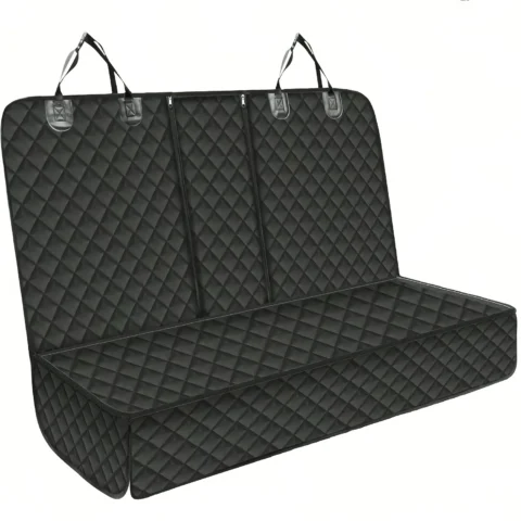 Premium Dog Seat Cover – Anti-Scratch, Anti-Slip, Washable, Armrest Compatible. Protect fur & mud!