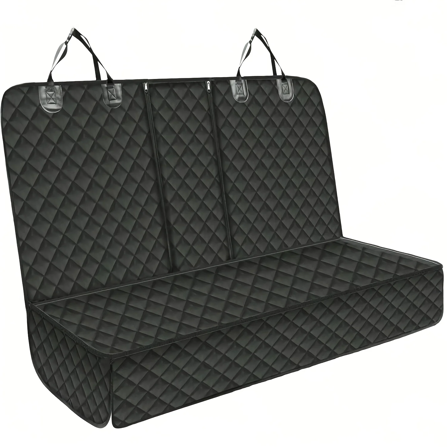 Premium Dog Seat Cover – Anti-Scratch, Anti-Slip, Washable, Armrest Compatible. Protect fur & mud!