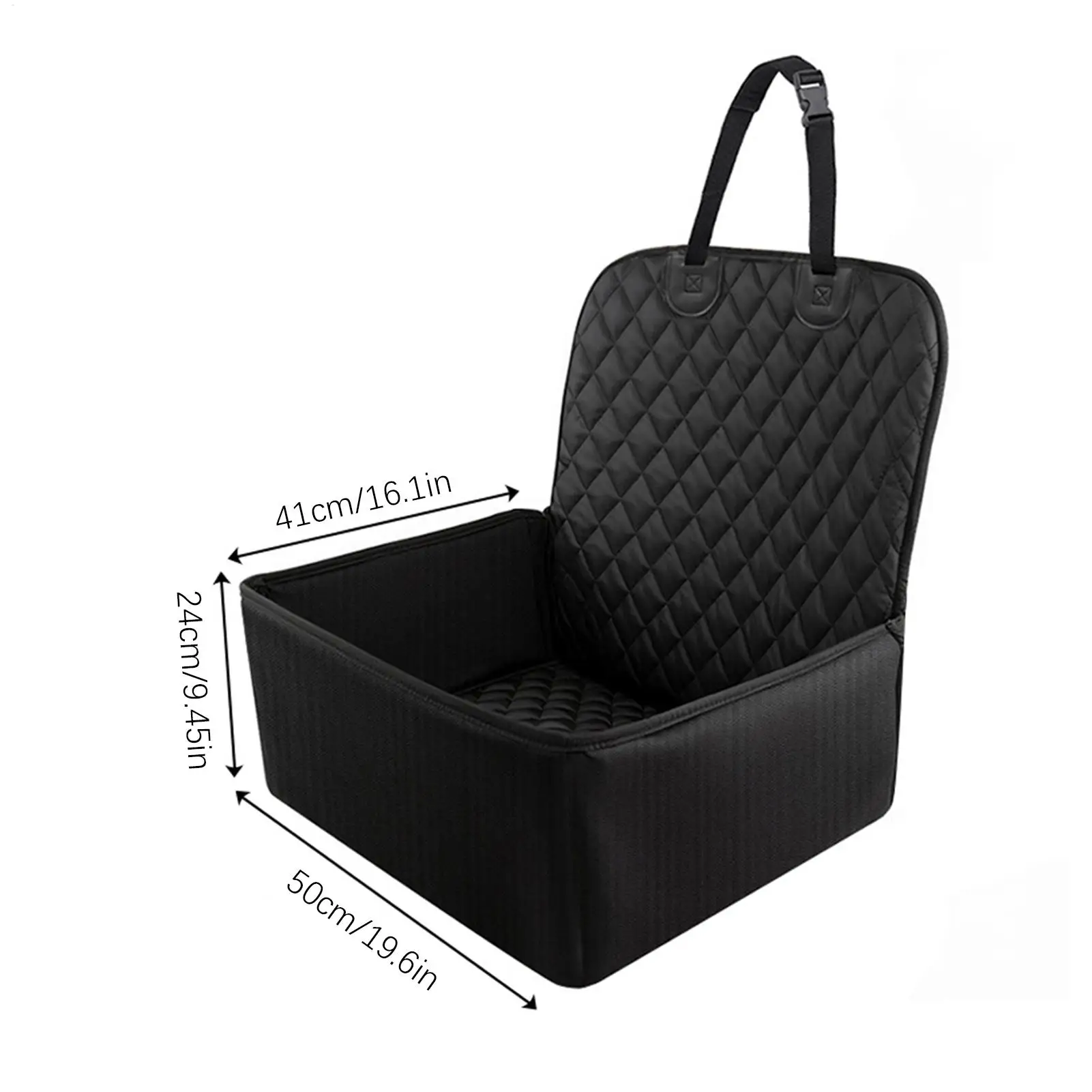 Pet Carrier Basket Scratch Proof Dog Auto Seat Non-Slip Portable Cat Basket Seat Waterproof Durable Pet Seat Cover Travel