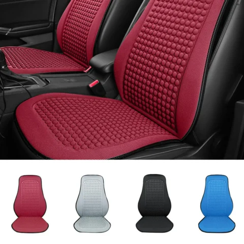 1pcs Car Cushion Summer Cool Cushion Ice Silk Seat No binding required Cushion breathable Universal Cushions Covers Seats Car