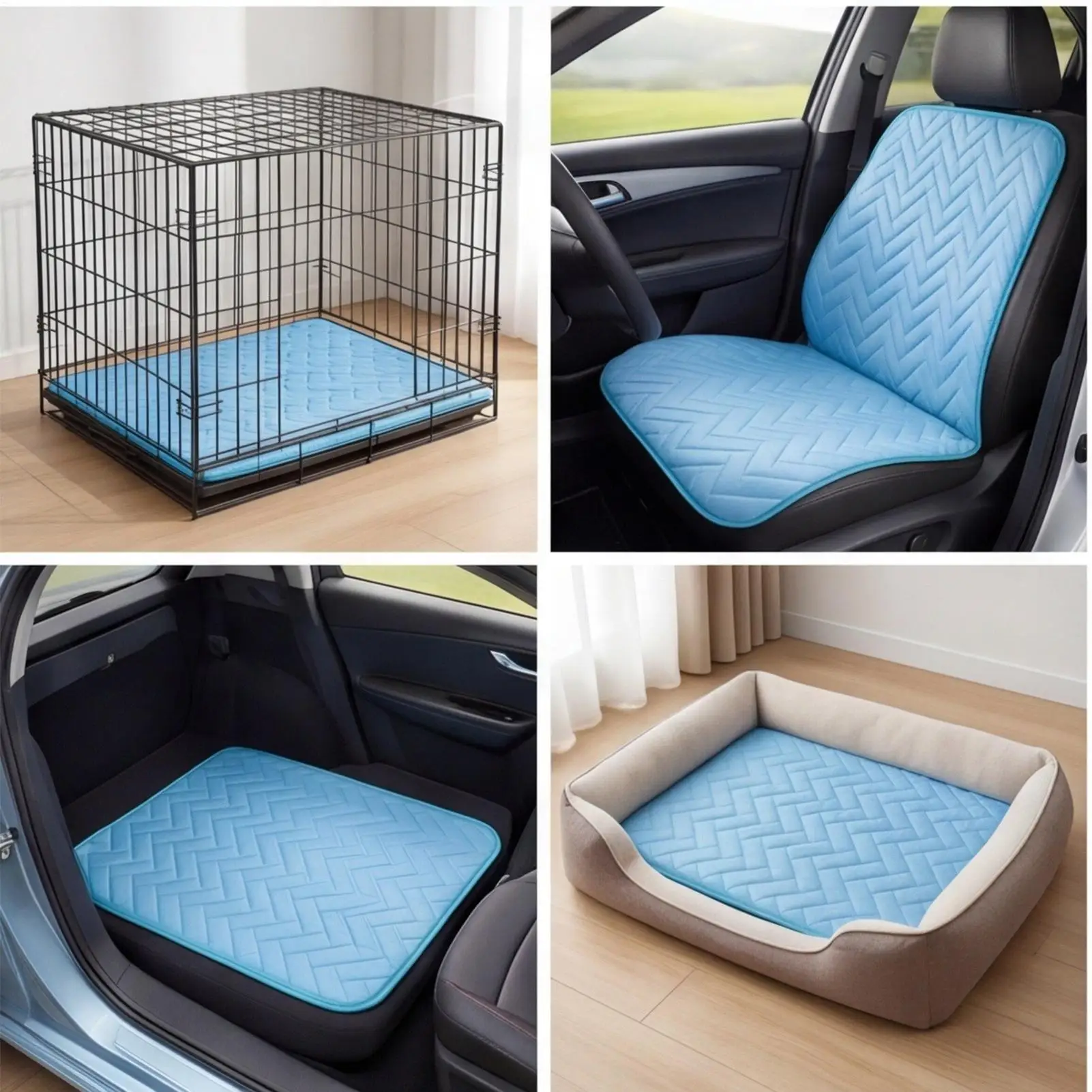 Pet Ice silk Mats Summer Cat Dog Sofa Nest Bed Cooling Sleeping Pad For Small Dogs Pets Durable Sofa Cooling Pad Blanket