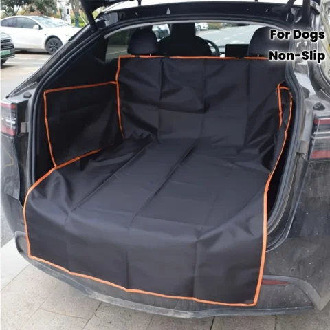 Cargo Liner for Dogs, Pet Cargo Cover Dog Seat Mat for SUVs Sedans Vans with Bumper Flap Protector, Non-Slip, Large Size  Fit