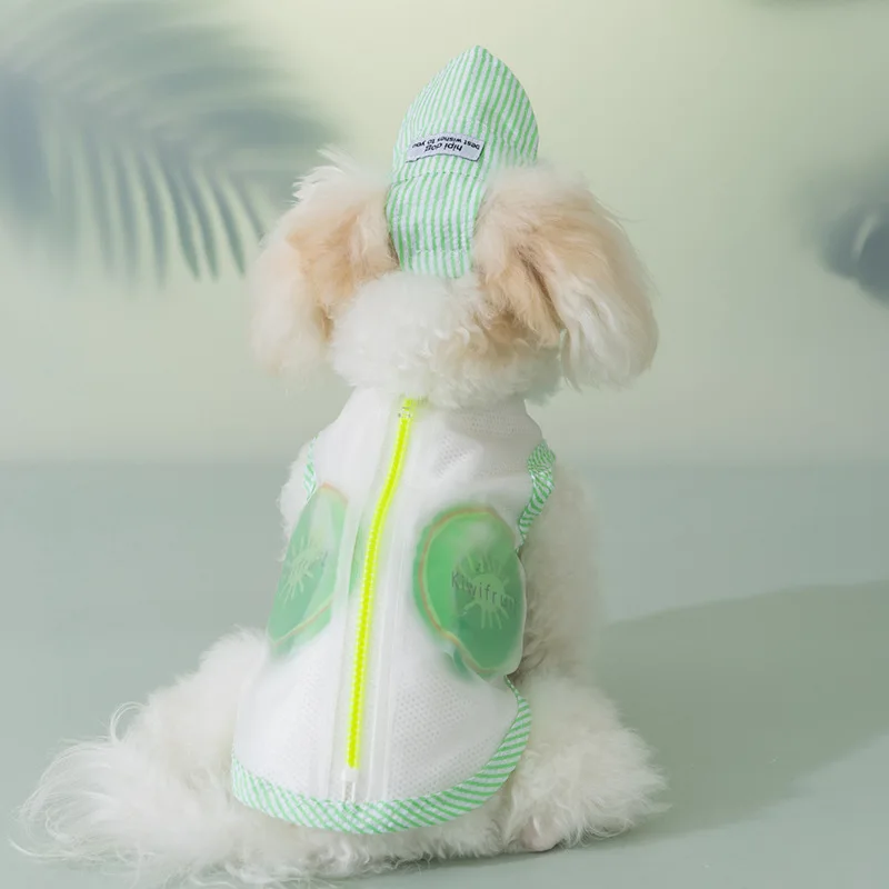 Dog Cooling Clothes With Fruit Ice Pack For Small Medium Dogs Cats Outdoor Pet Dog Clothes Chihuahua Puppy Summer Dog Vests