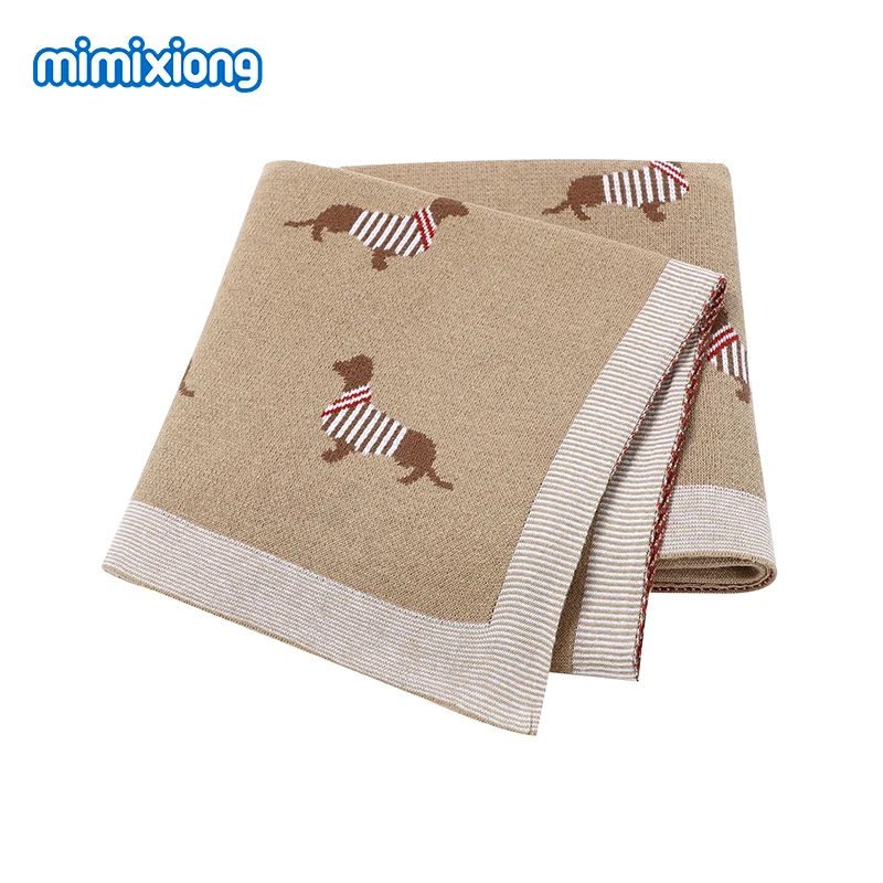 Baby Blankets Knitted Newborn Swaddle Stroller Bedding Wrap Cartoon Alpaca Infantil Boys Girls Receiving Blanket Children Quilts - Image 10