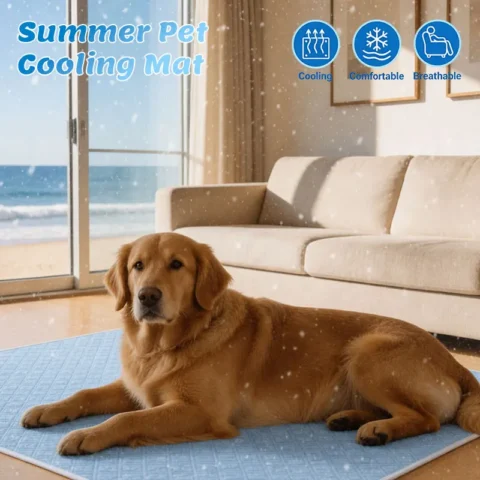 Dog Cooling Mat Summer Pet Cold Bed Extra Large For Small Big Dogs Pet Accessories Cat Durable Blanket Sofa Cat Ice Pad Blank