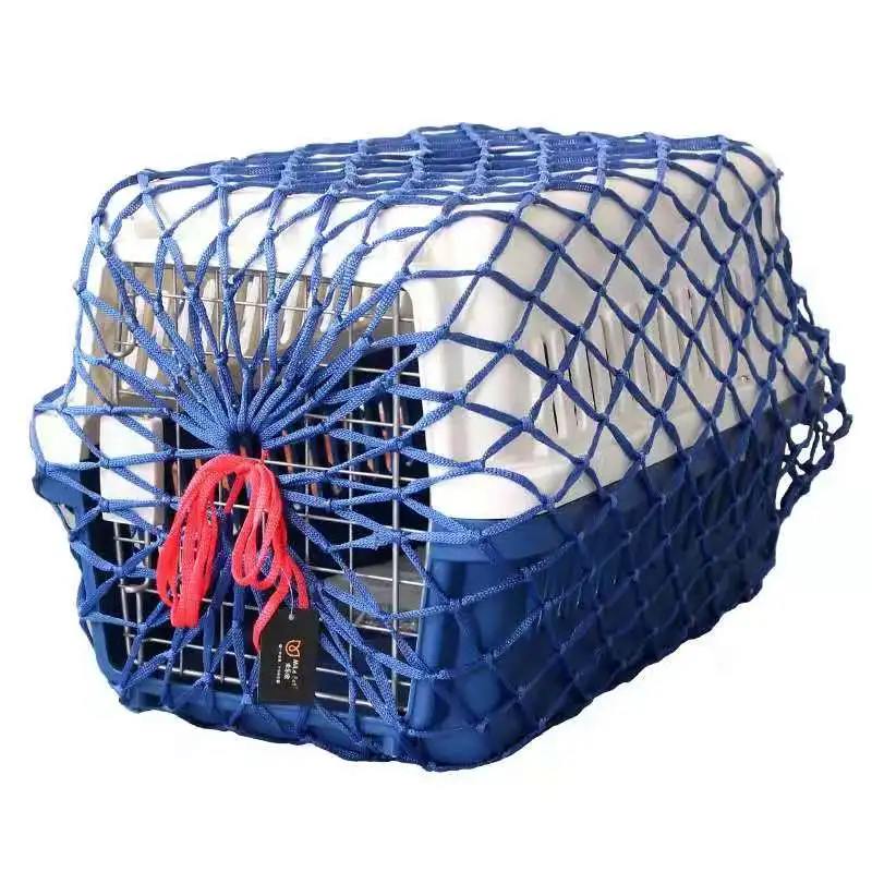 Pet Airline Crate Protective Net Thickened Nylon Anti Escape Mesh Cover for Pet Travel Shipping Airport Safety Pet Crate Net