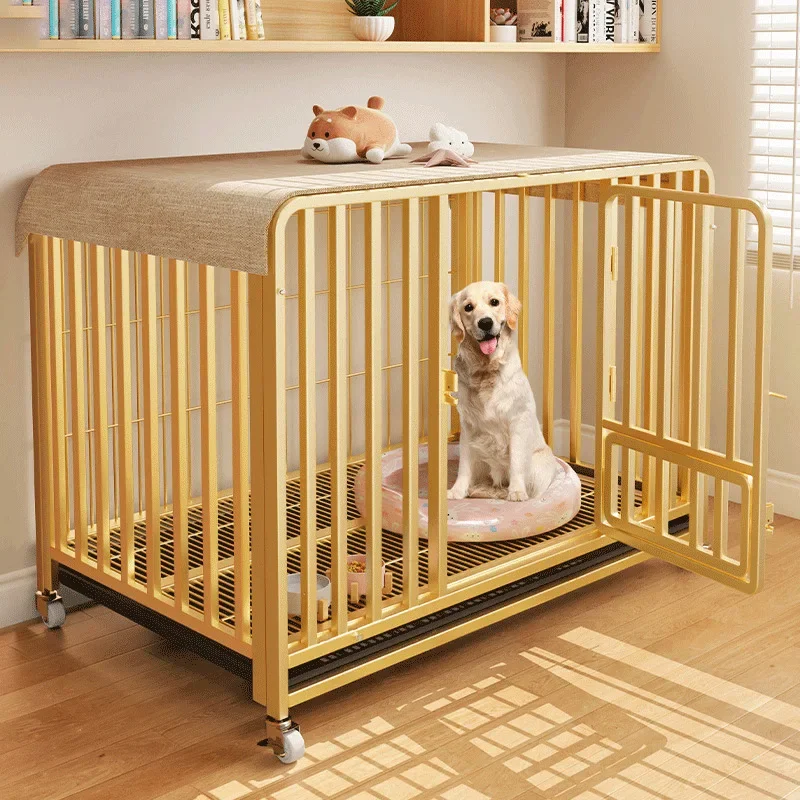 with Large Dog Toilet Pet Cage Dogs Border Collie Small Indoor Dogs House Labrador Dog Cage Medium Golden Dog Cage