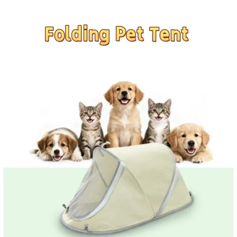 Waterproof Breathable Pop Up Dog Tent Portable Sunproof Outdoor Pet House Foldable Dog Crate With Cushion For Small Medium Pu