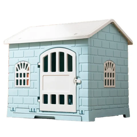High Quality Modern Plastic Dog Crate House Easy To Install Indoor And Outdoor Use Solid PVC Material