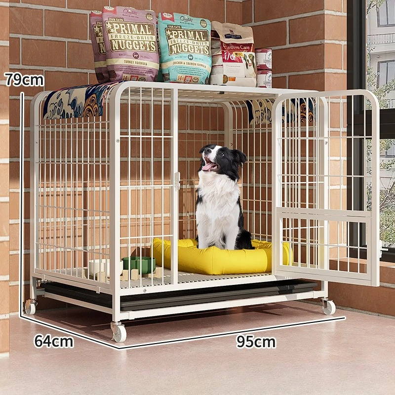 with Large Dog Toilet Pet Cage Dogs Border Collie Small Indoor Dogs House Labrador Dog Cage Medium Golden Dog Cage