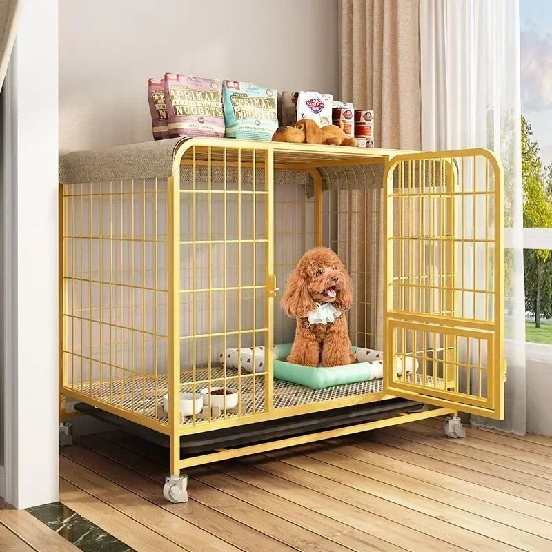 with Large Dog Toilet Pet Cage Dogs Border Collie Small Indoor Dogs House Labrador Dog Cage Medium Golden Dog Cage