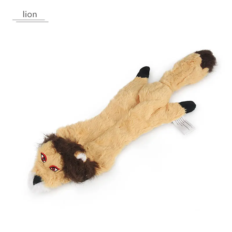 Soft Plush Animal Pet Toy Cute Plush Zebra Squeaky Toys Tiger Sound Dog Toy - Image 9