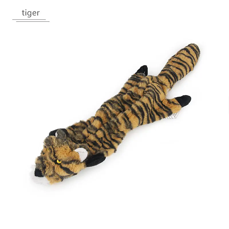 Soft Plush Animal Pet Toy Cute Plush Zebra Squeaky Toys Tiger Sound Dog Toy - Image 8