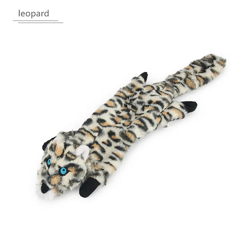 Soft Plush Animal Pet Toy Cute Plush Zebra Squeaky Toys Tiger Sound Dog Toy - Image 7