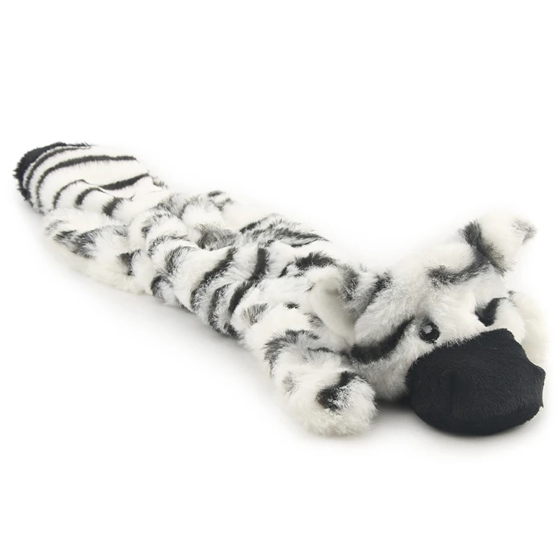 Soft Plush Animal Pet Toy Cute Plush Zebra Squeaky Toys Tiger Sound Dog Toy - Image 15