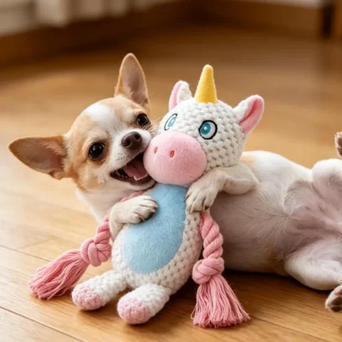 Dog Indestructible Plush Animal Rope Tooth Chew Toy Bite Resistant Sound Puppy With Squeaker Safe Dogs Tough Play Toys Suppli