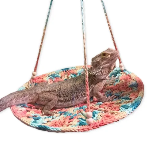 Reptile Cotton Hammock Bed for Lizard Chameleon Hamster Chinchilla Squirrel Snake Parrot Pet Swing Accessories