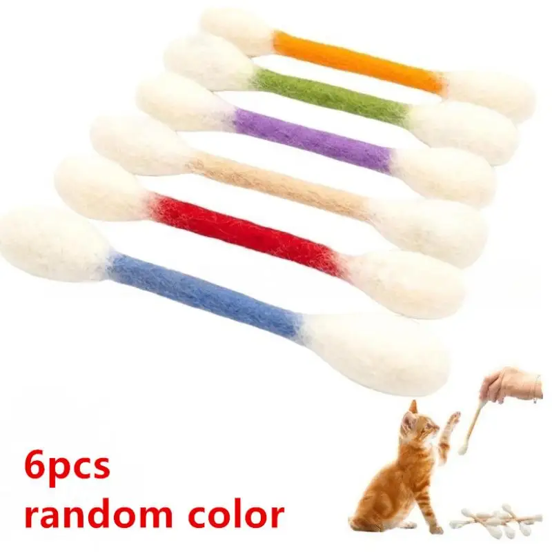 【MAX-111】Giant Cotton Swab Shaped Catnip Toy - Durable Large Cat Grinding Stick and Teeth Cleaning Rope for Kittens【W1】 - Image 11