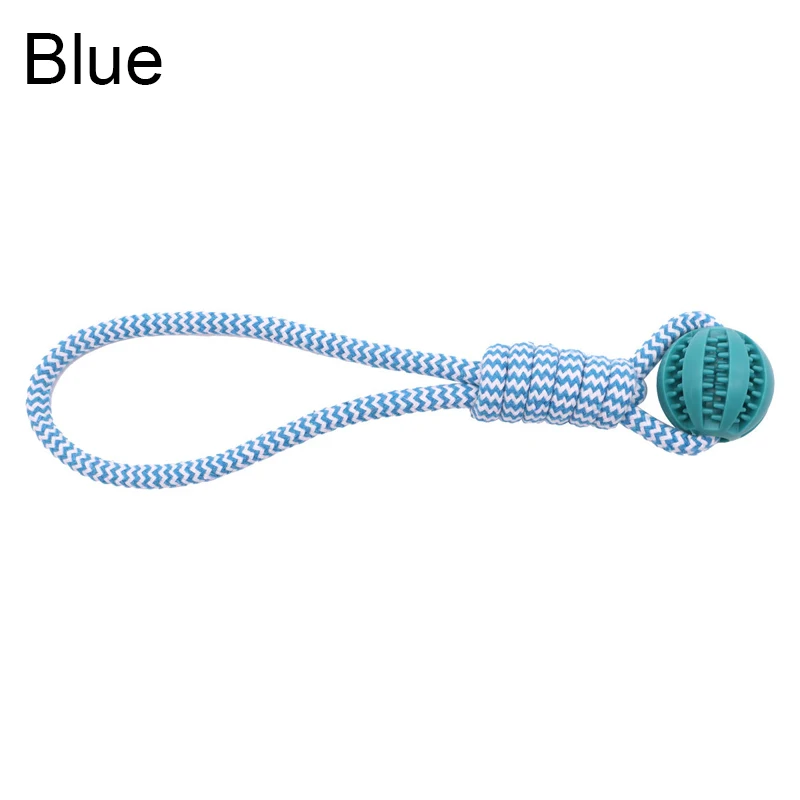 Pet Tooth Cleaning Pet Ball Toy with Rope Rubber Leaking Balls Toy for Small Large Dogs Puppy Chewing Bite Resistant Toys - Image 8
