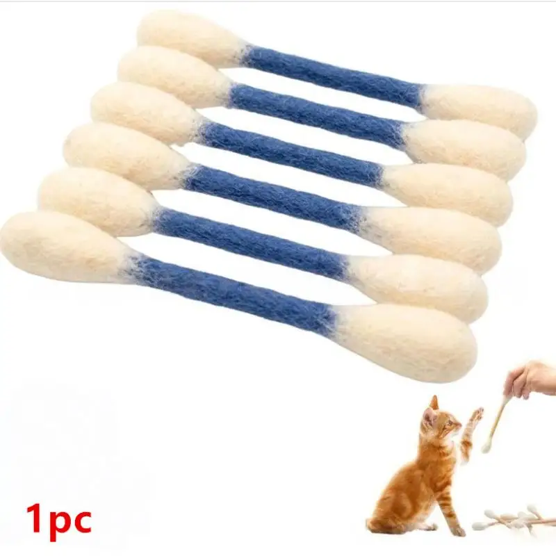 【MAX-111】Giant Cotton Swab Shaped Catnip Toy - Durable Large Cat Grinding Stick and Teeth Cleaning Rope for Kittens【W1】 - Image 7