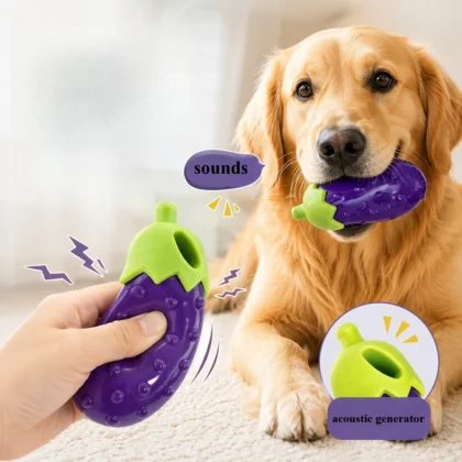 Dog toy with sound and chewing functionTPR material - simulated peanut and carrot toy pet supplies pet chew toy