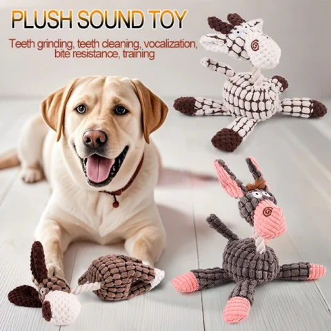 Dog Toy with Squeaker for Plush Toy for Dog Interactive Soft Games for The Dog Toys for Puppies Pet Products GWJ03