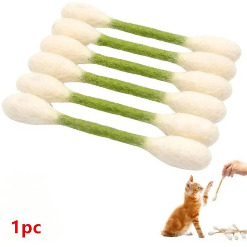 【MAX-111】Giant Cotton Swab Shaped Catnip Toy - Durable Large Cat Grinding Stick and Teeth Cleaning Rope for Kittens【W1】 - Image 8