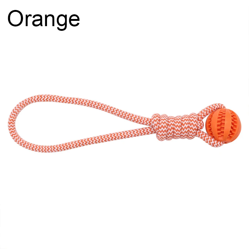 Pet Tooth Cleaning Pet Ball Toy with Rope Rubber Leaking Balls Toy for Small Large Dogs Puppy Chewing Bite Resistant Toys - Image 9